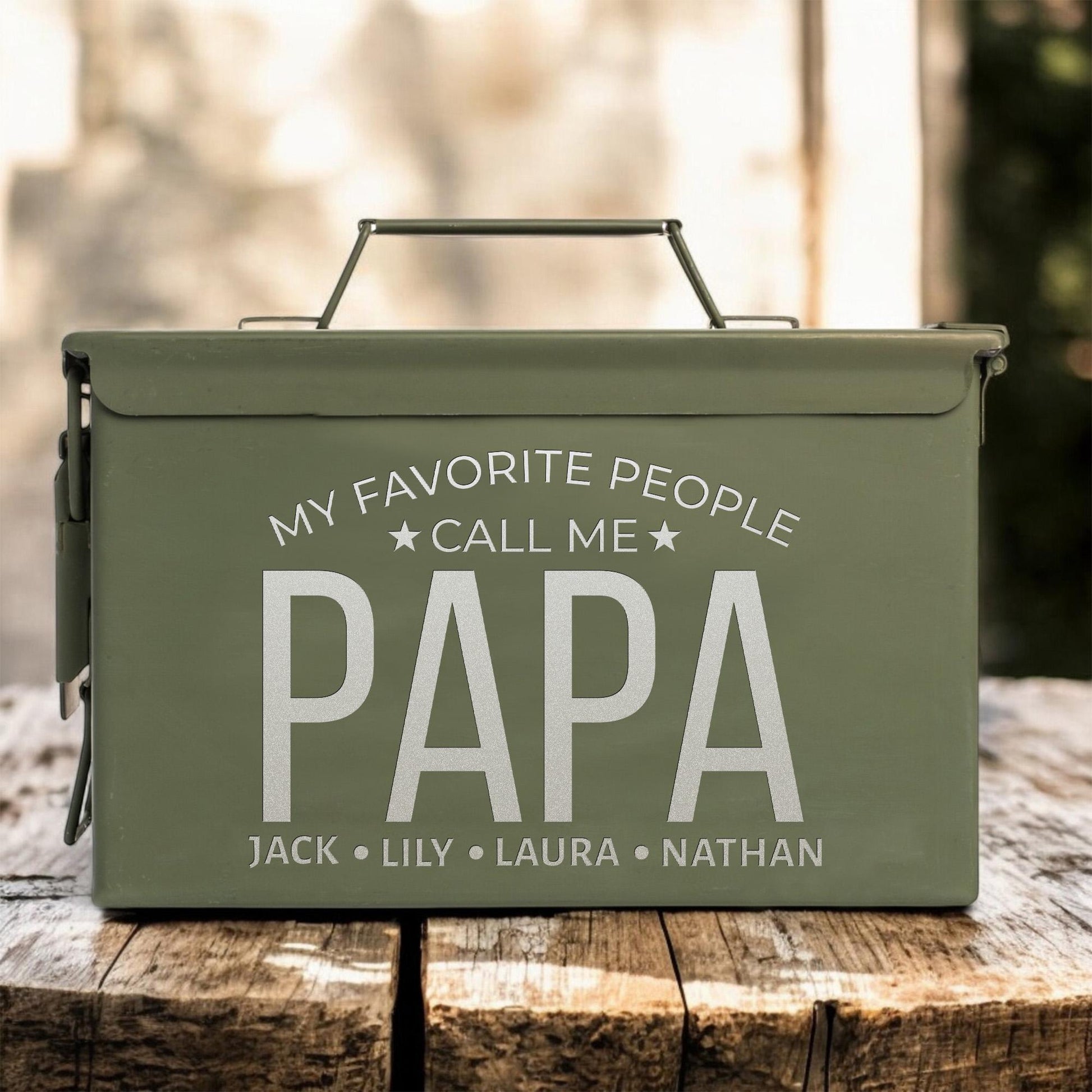 my favorite people personalized ammo box