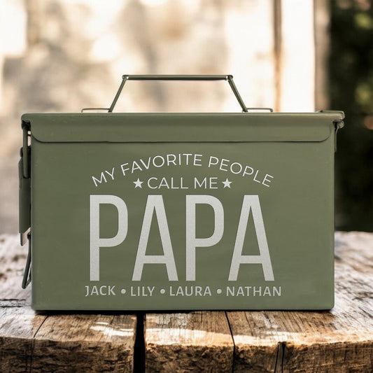 my favorite people personalized ammo box