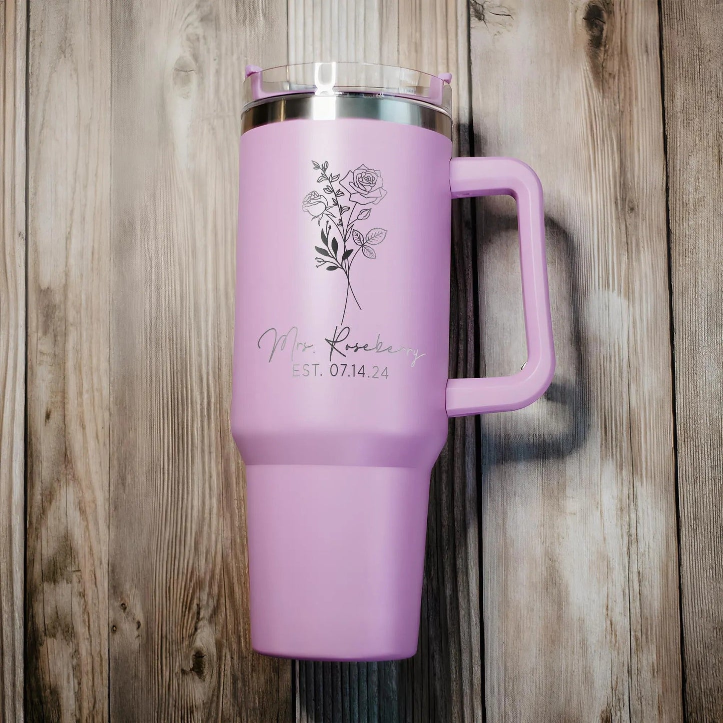 Engagement gifts made special with a customized bride to be tumbler