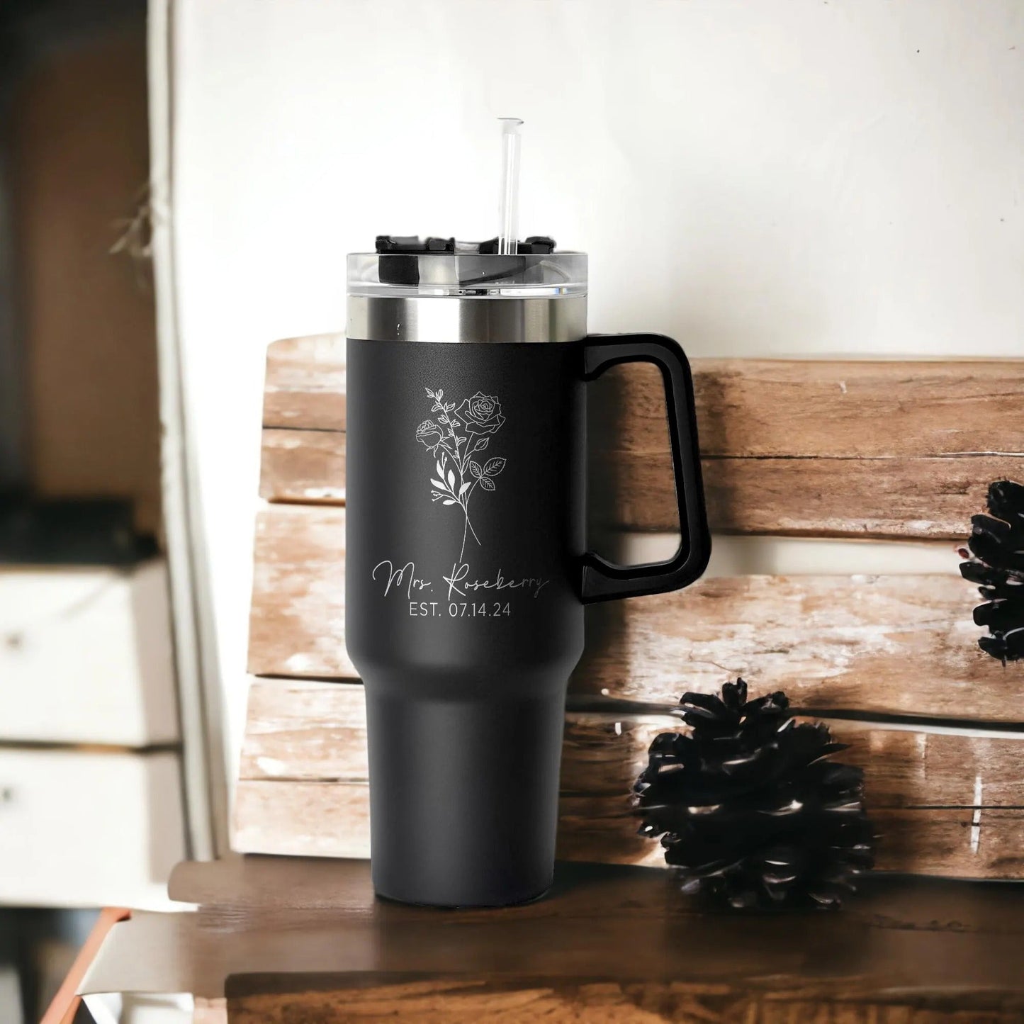 What to bring to an engagement party a custom Bride To Be 40oz Tumbler With Handle