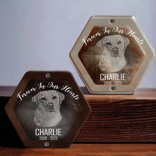 pet hair personalized keepsake box