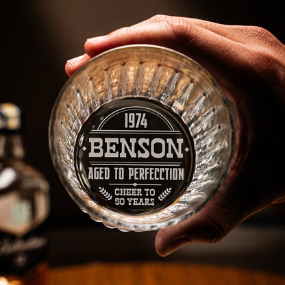 Personalized Whiskey Glass for Men