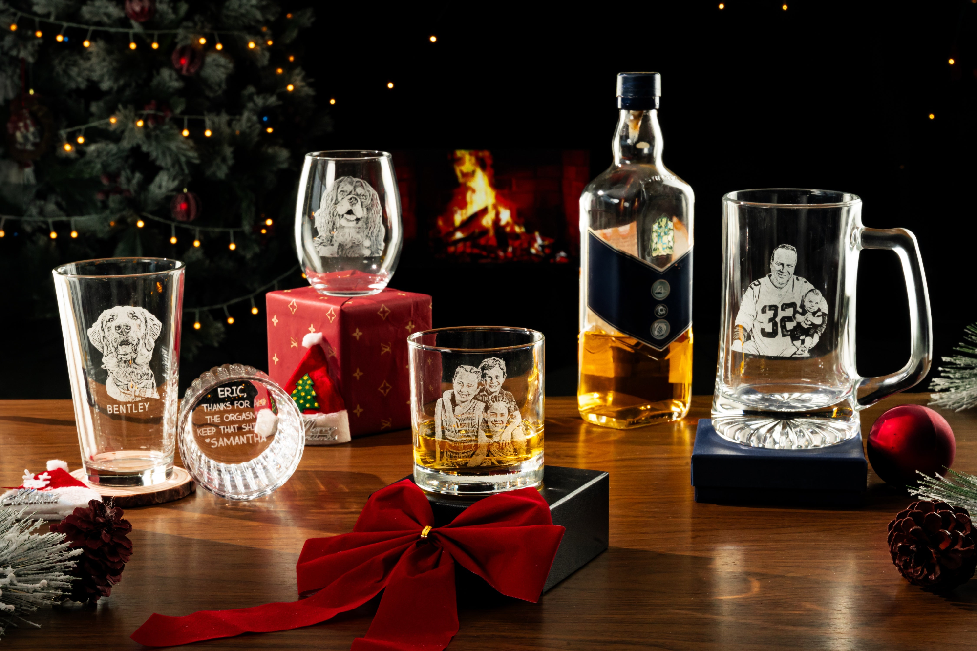 Lucy Engraving Personalized Barware Gifts for Men
