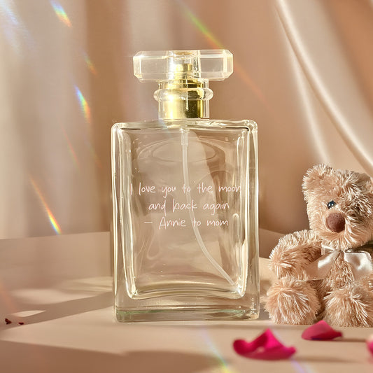 Personalized Glass Perfume Bottle with Handwriting