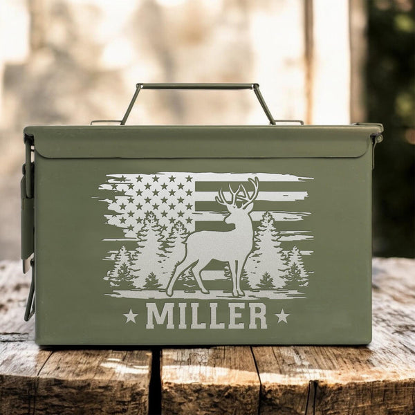 Custom Hunting Ammo Box – Lucy Engraving