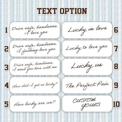 Drive Safe I Love You Personalized Photo Car Hanging Ornament