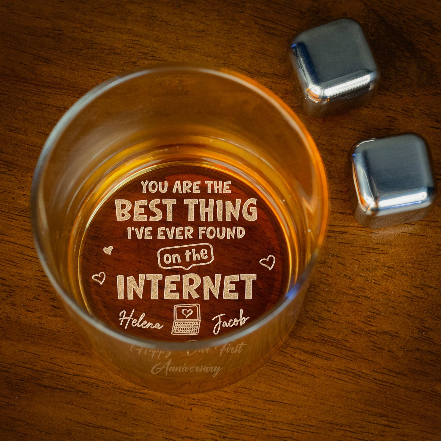 You're the Best Thing Ive Found on the Internet Whiskey Glass