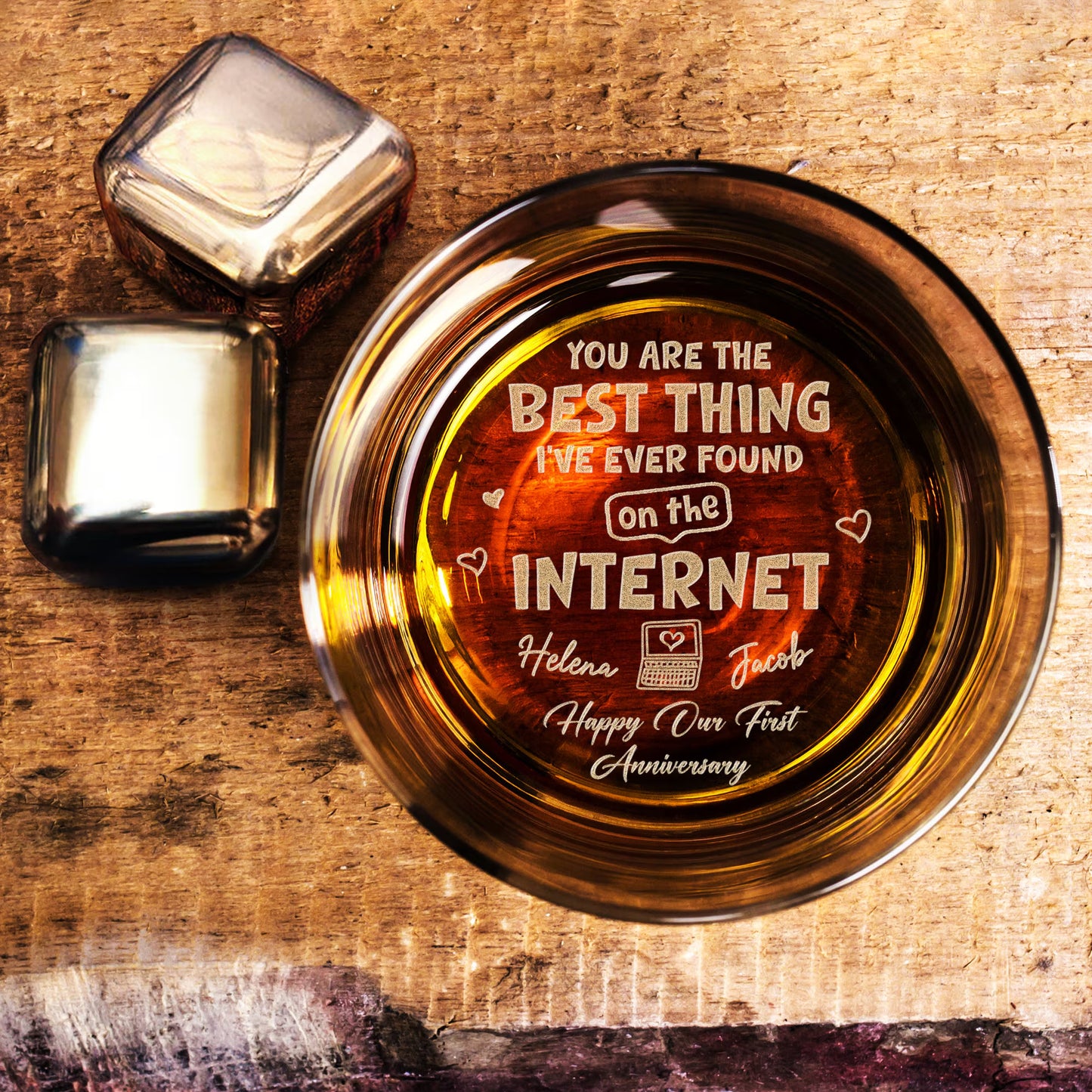 You're the Best Thing Ive Found on the Internet Whiskey Glass