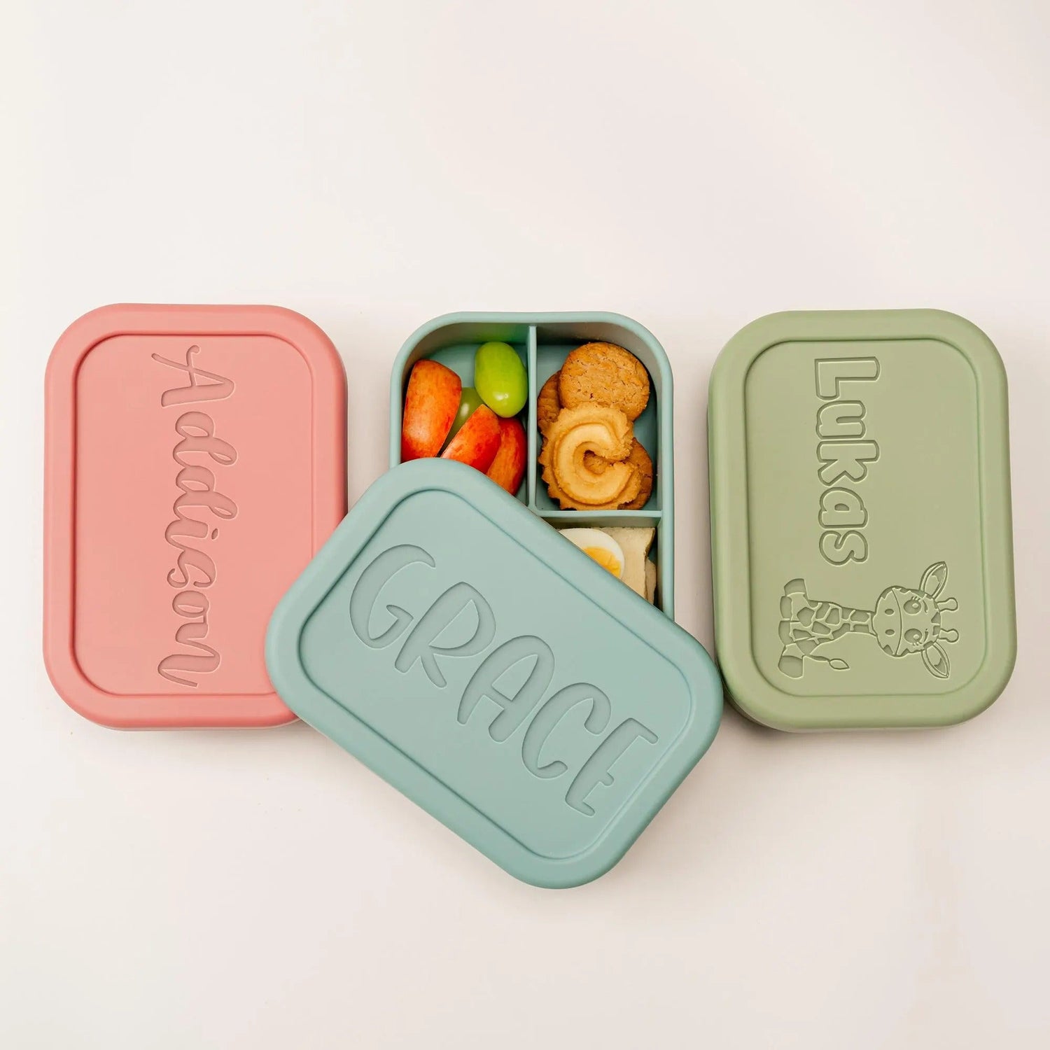 Kids Personalized Silicone Lunch Box as practical gifts for kids starting school