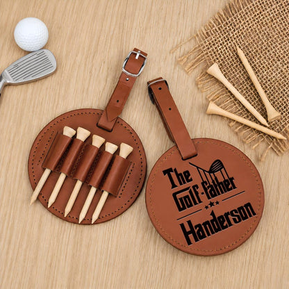Engraved Father's Day gifts like this golf tee holder, making one of the best gifts for men golfers.