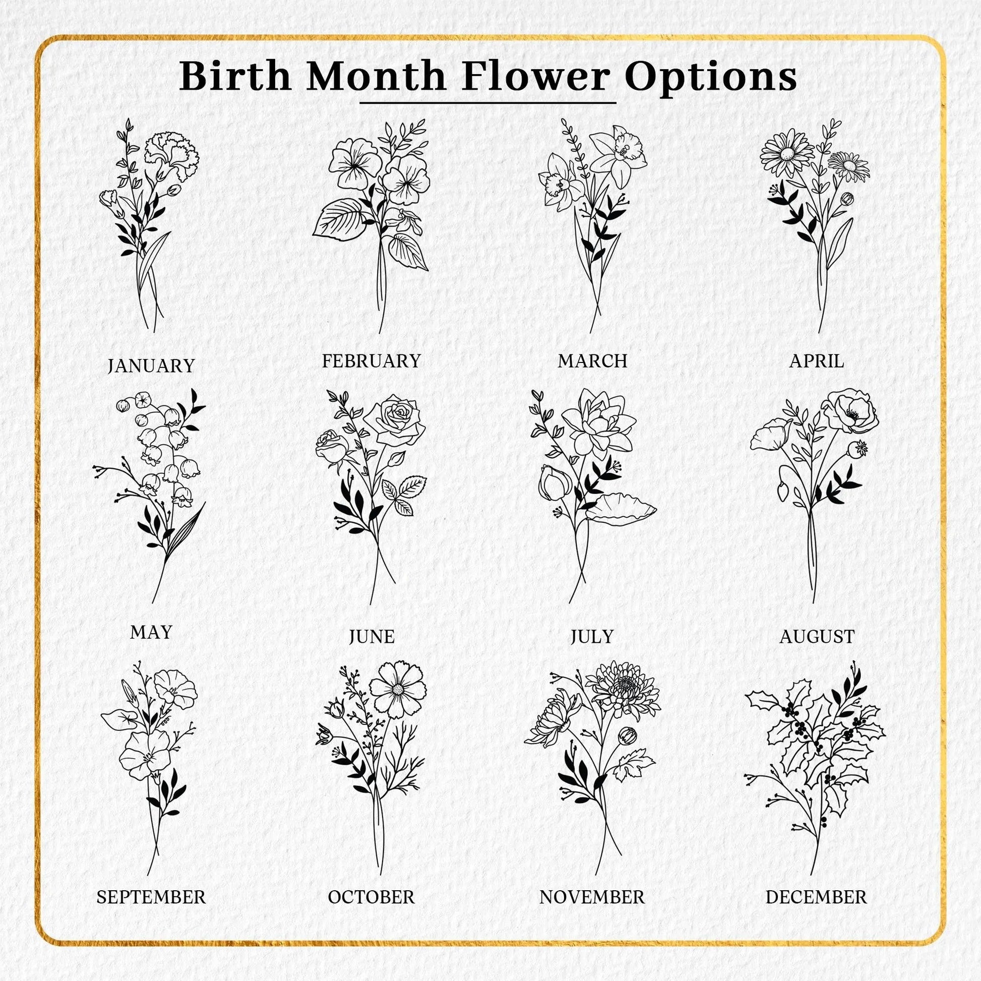 Custom Personalized Birth Flower Glass Perfume Bottle perfect as mother of the groom gifts and meaningful wedding memento  