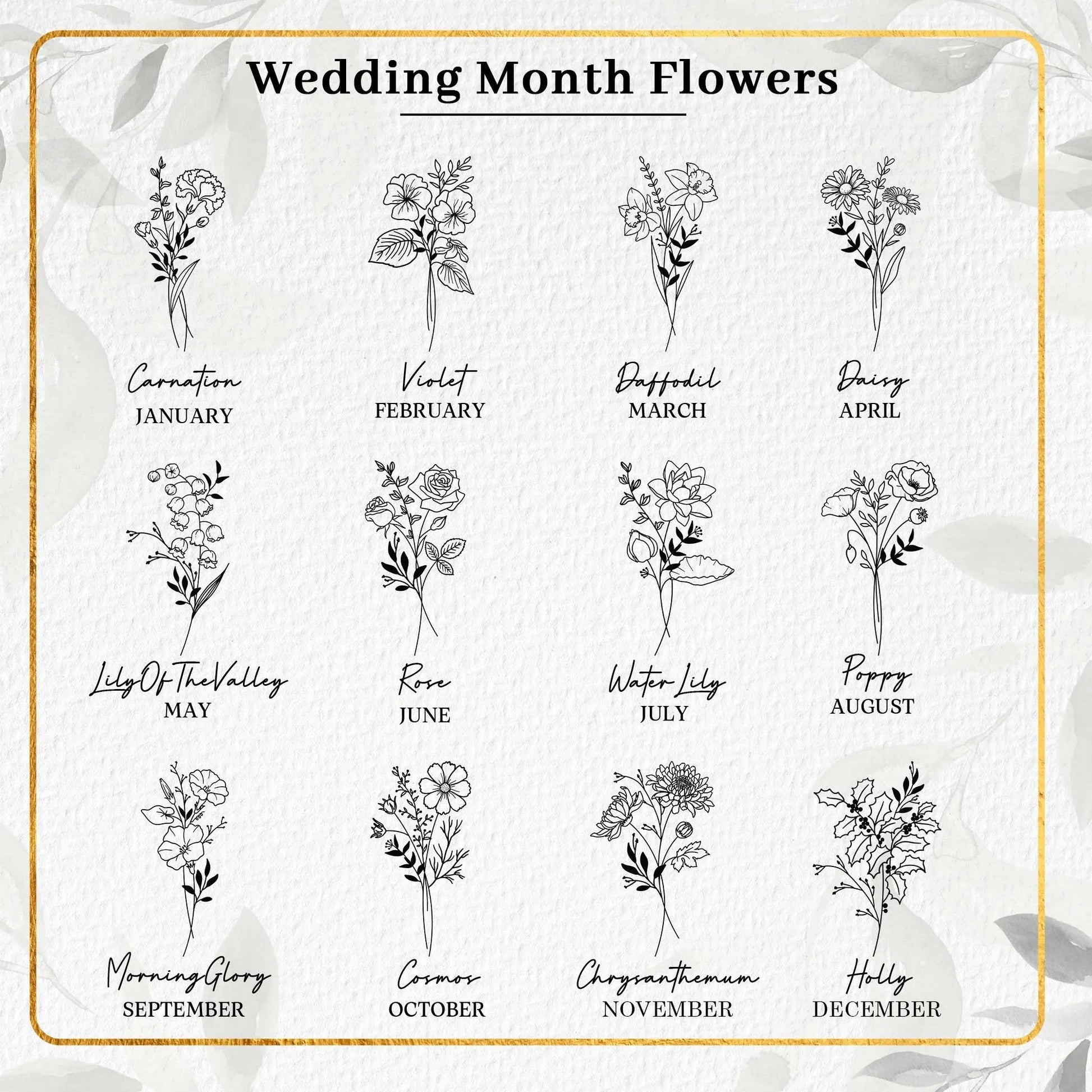 Bridal shower gifts include custom tumblers for the bride with name and wedding date  