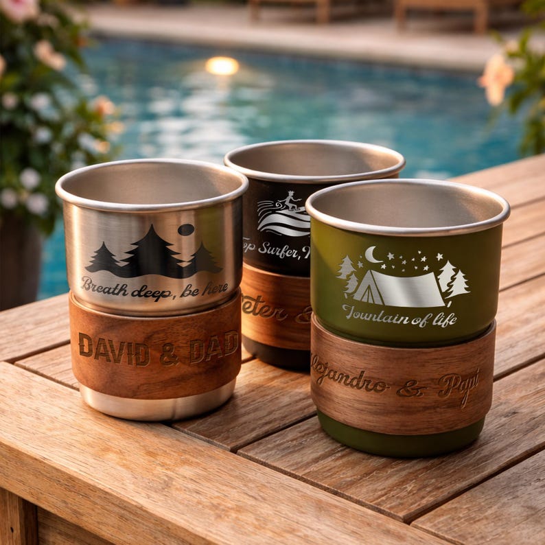 Personalized Camping Mug for Dad – Lucy Engraving