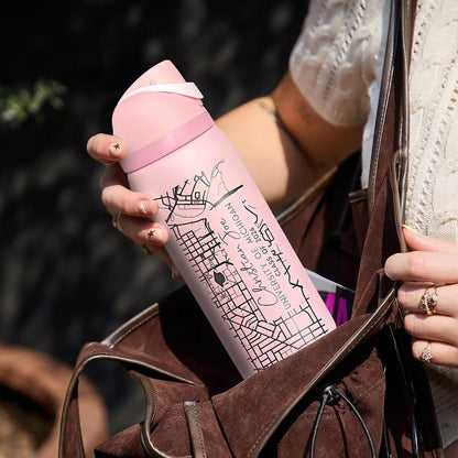 Personalized Campus Map 24oz Water Bottle for Class of 2026, a high-quality and unique gift.