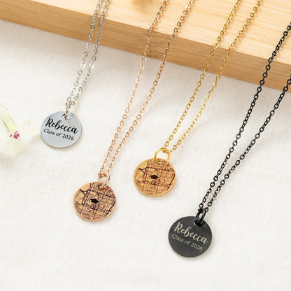 The perfect graduation necklace for the Class of 2026, offering a sentimental touch for new grads.