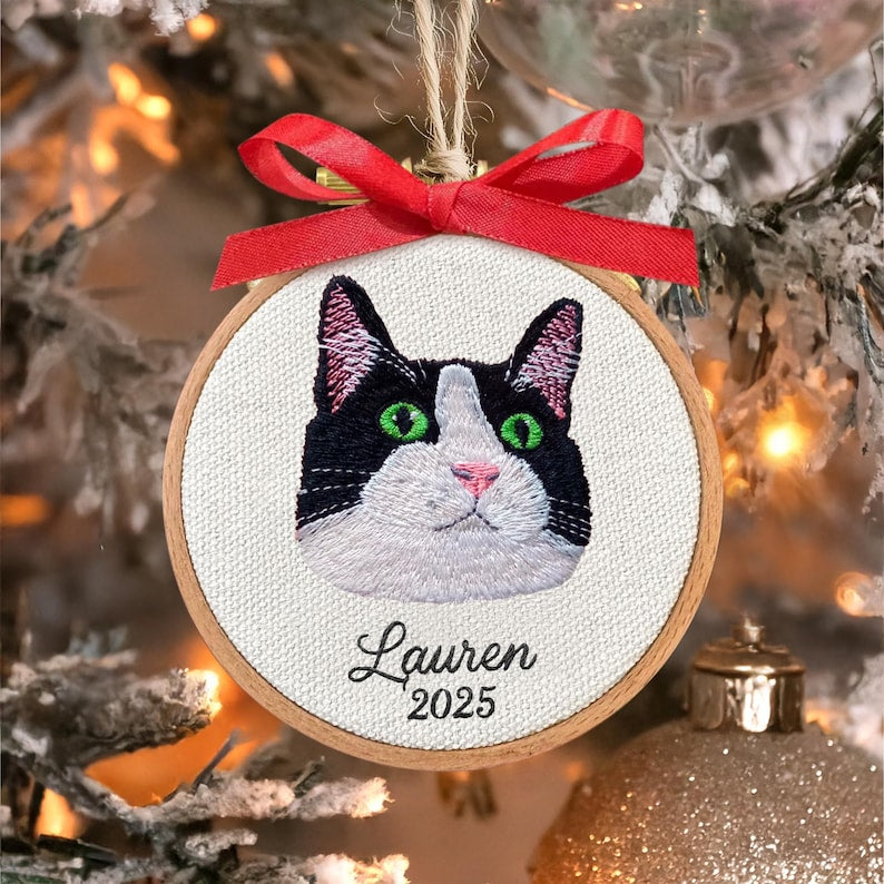 Cat Mom Gifts Personalized Cat Ornaments Gifts for Cat Owners