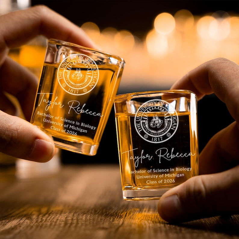 Durable university logo grad gifts, offering a fun and memorable way to celebrate your success.