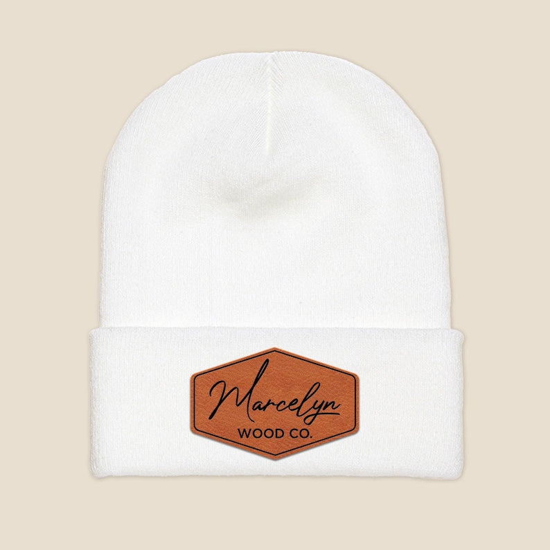 A great corporate logo beanie option, the Personalized Company Logo Beanie is a custom beanie perfect for promotional events.