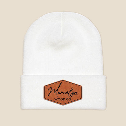 A great corporate logo beanie option, the Personalized Company Logo Beanie is a custom beanie perfect for promotional events.