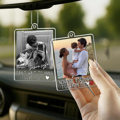 Personalized Couple Photo Car Hanging Ornament