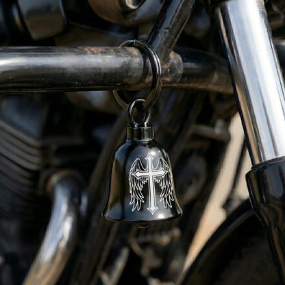 Customized guardian bell dad will love, featuring professional engraving and a personal photo.