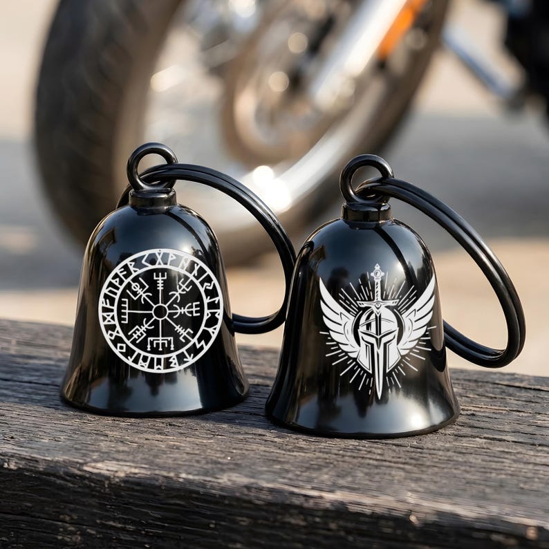 High-quality motorcycle gremlin bell, acting as a sentimental token from daughter and son.