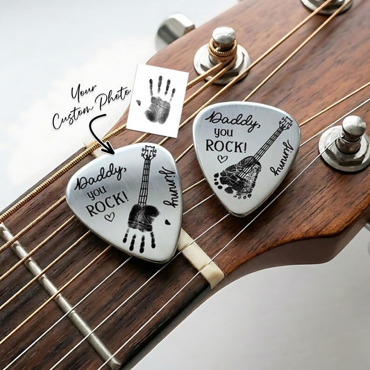 Personalized Dad To Be Guitar Pick, a high-quality and custom plectrum for expecting fathers.