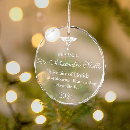 Pharmd graduation gifts featuring a Personalized Doctor of Pharmacy Graduation Ornament  