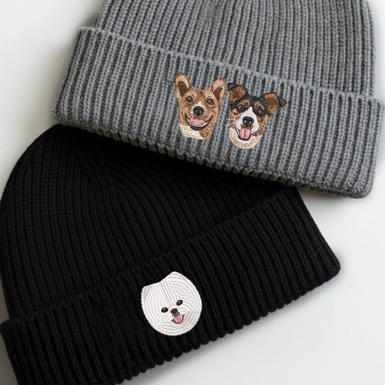 Dog Lover Gifts Embroidered Beanie Gifts for Dog Owners
