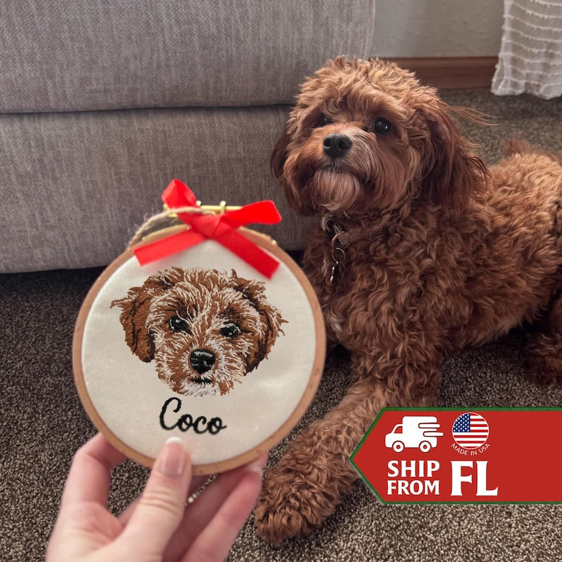 Dog Mom Gifts Custom Dog Ornaments Unique Dog Owner Gift