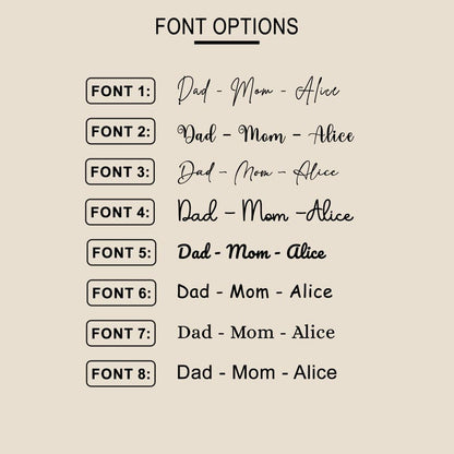 An elegant leather Christmas stocking, the Personalized Family Christmas Stockings are perfect family gifts for Christmas.