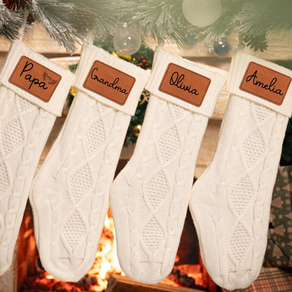 Personalized Family Christmas Stockings, a wonderful family gift for Christmas and a unique custom name stocking set.