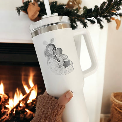 Customized tumblers with pictures, helping you celebrate family memories with a premium family photo tumbler.