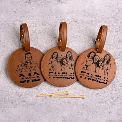 Engraved Father's Day gifts like this custom golf tee holder, the perfect golf stuff for dad in 2026.