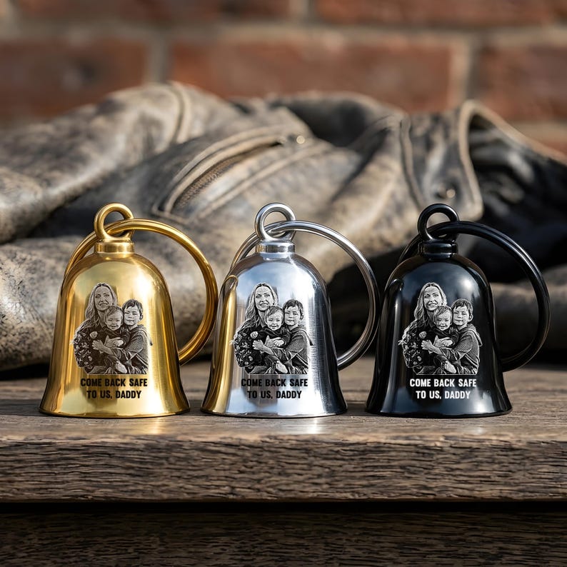 The perfect gift for motorcycle dads, offering a sentimental and protective touch for his bike.