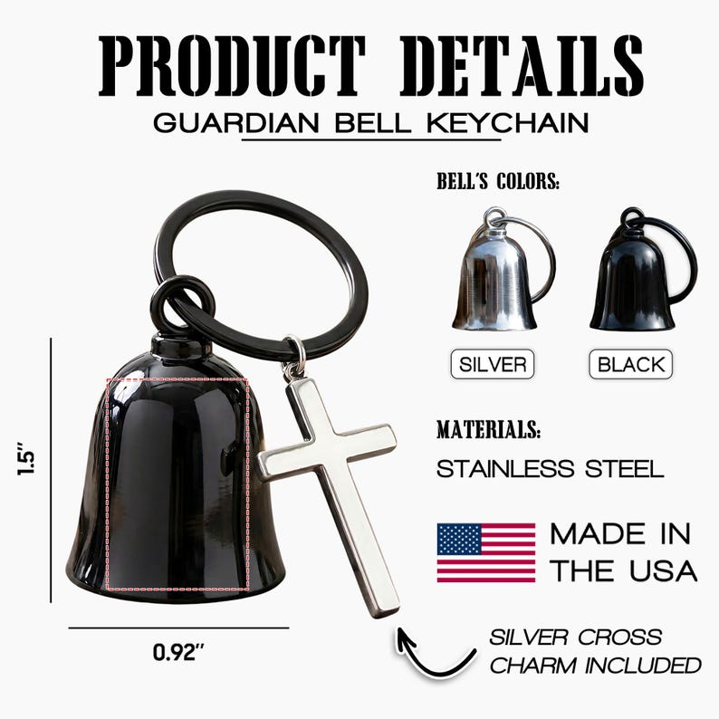 Custom engraved keychains and dad motorcycle bell, making an ideal motorcycle Father's Day gift for 2026.