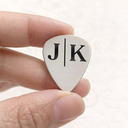 Custom personalized guitar picks and engraved gifts for dad on Father's Day.