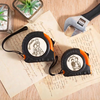 Fathers day measuring tape and custom tape measure, a useful and memorable gift for your father or grandfather.