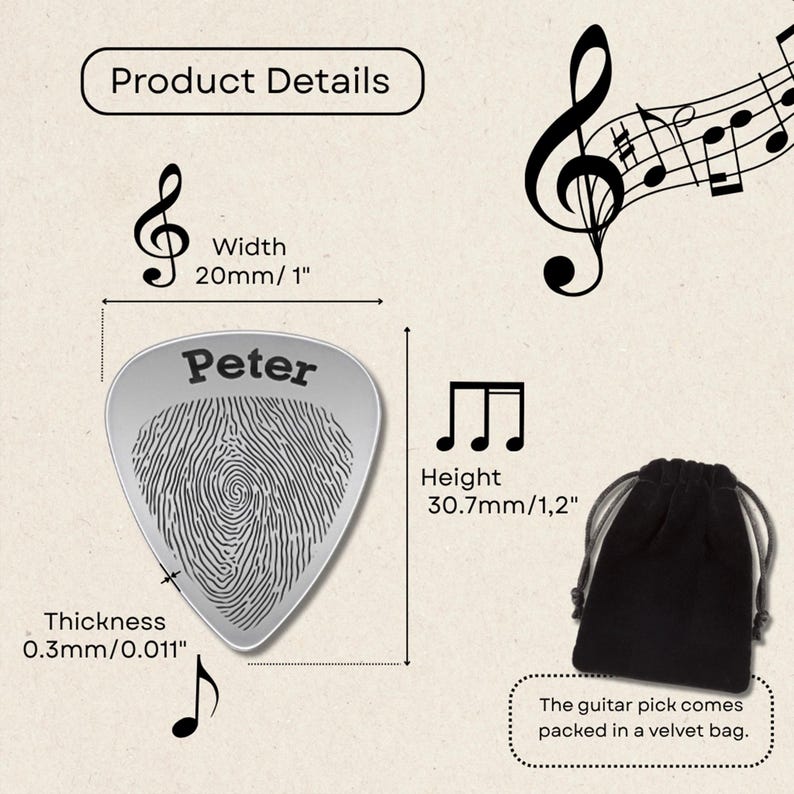 High-quality engraved guitar picks, ideal for those seeking a premium sympathy gift for loss.