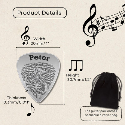 High-quality engraved guitar picks, ideal for those seeking a premium sympathy gift for loss.