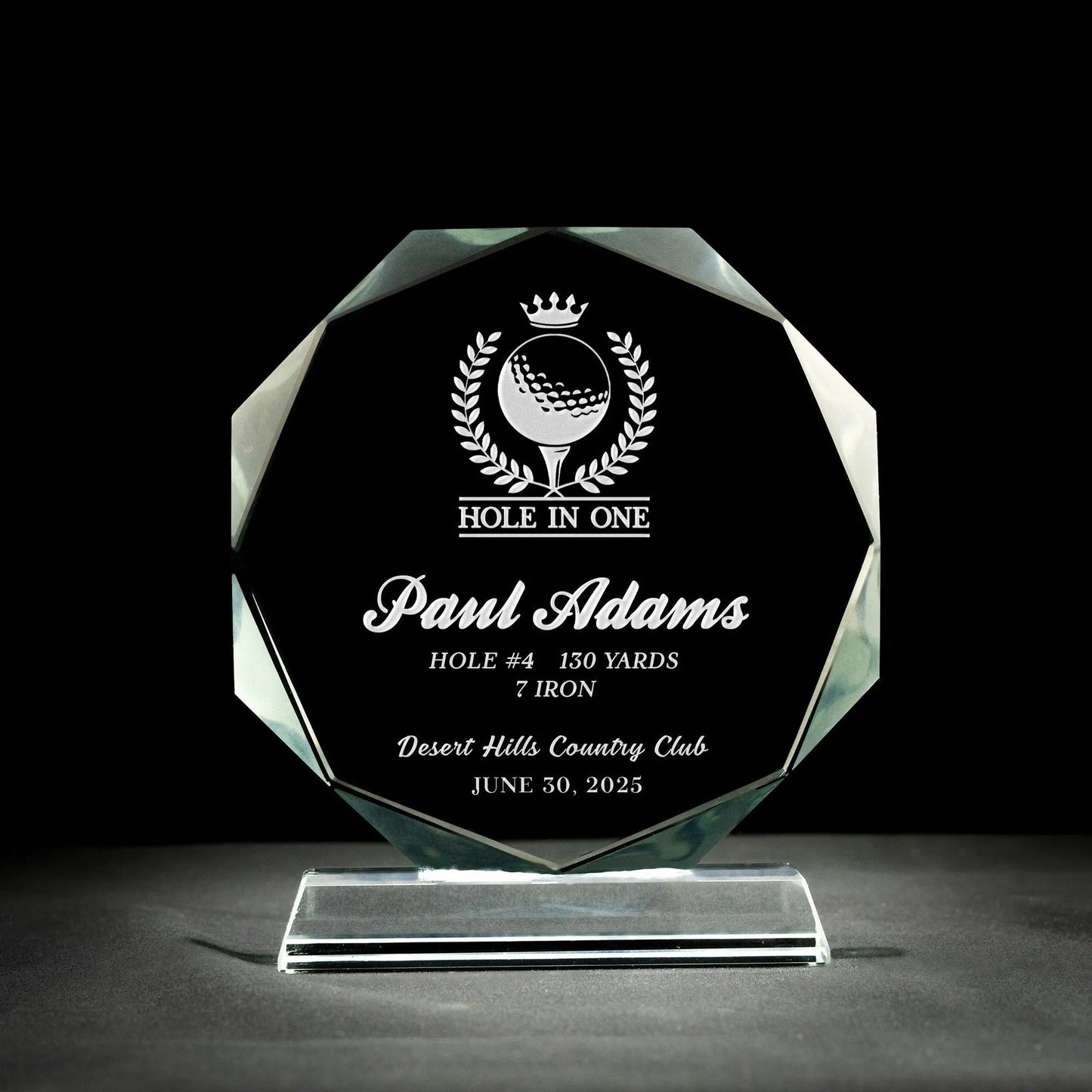 Best gifts for golfers featuring personalized crystal golf awards for achievements  