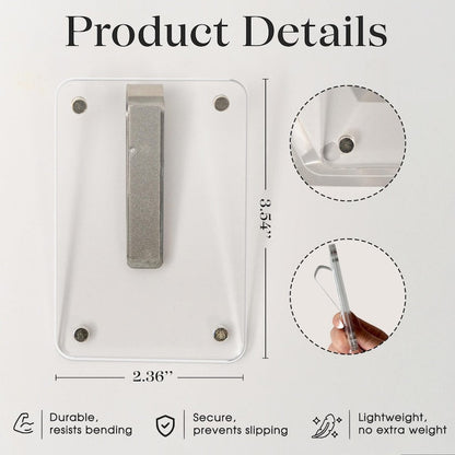 The perfect rear view mirror accessory, this Hand-Painted Couple Photo Car Visor Clip is a thoughtful car accessory gift.