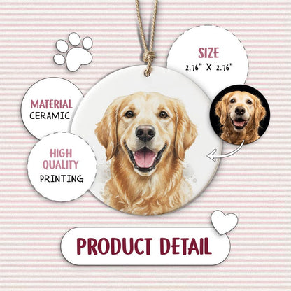 Custom Hand Painted Christmas Ornaments Personalized Pet Memorial Ornament