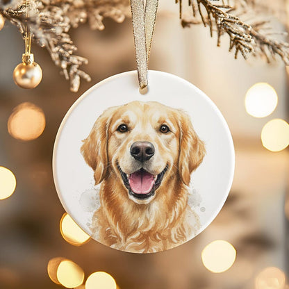 Personalized Pet Memorial Ornament Custom Hand Painted Pet Portraits