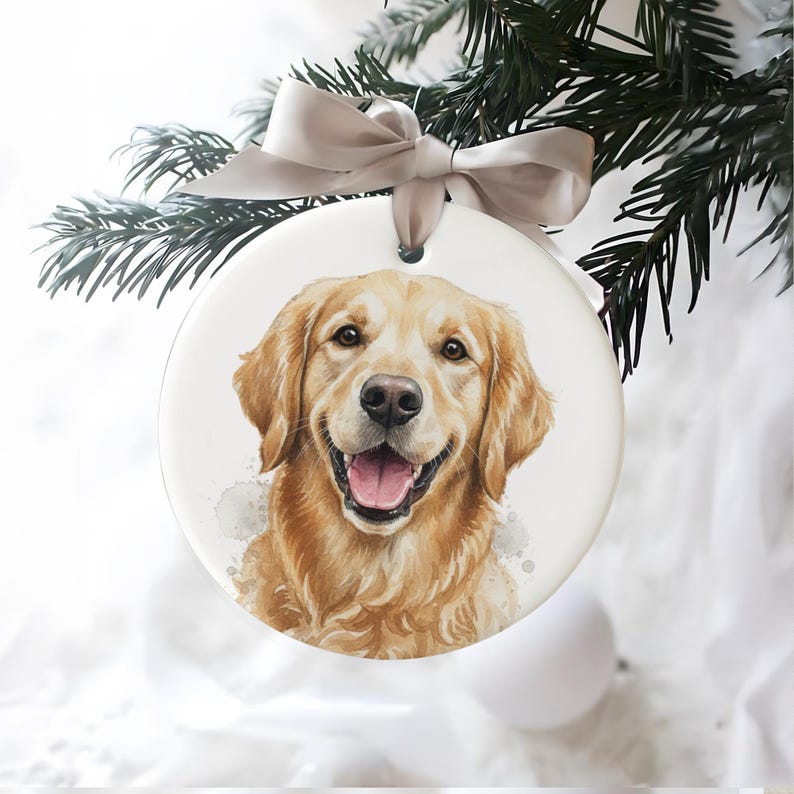 Personalized Pet Memorial Ornament Custom Hand Painted Pet Loss Gifts