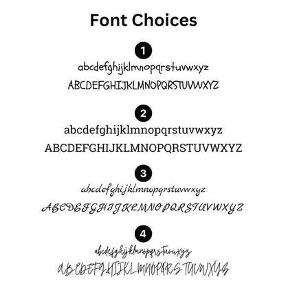 A close-up of a handwritten recipe platter, the Personalized Handwritten Recipe Platter is an ideal ladies xmas gift.