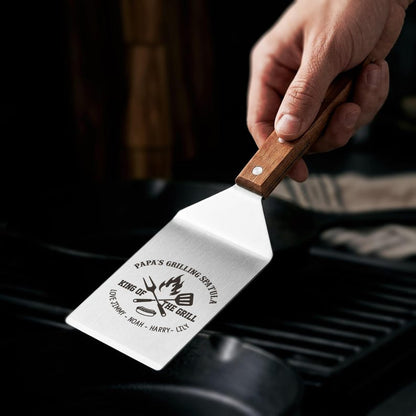 Custom bbq spatula and custom laser cut spatula, making it a great choice for grandpa Father's Day gifts.