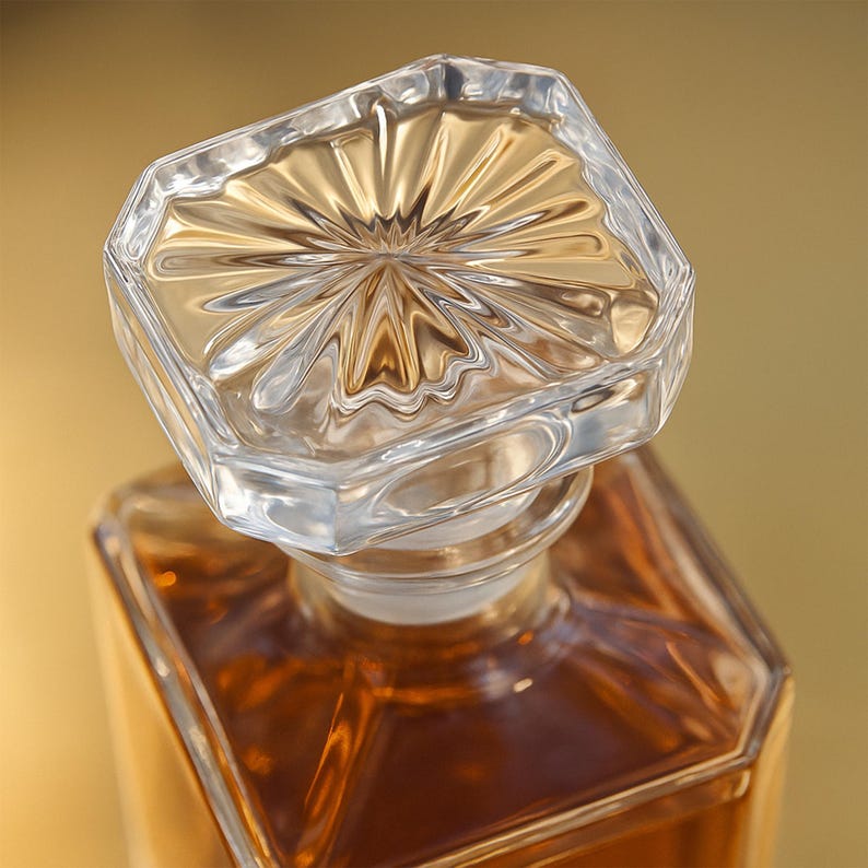 A custom Lord of the Rings decanter, the Personalized LOTR Whiskey Decanter is a cherished gift for him.