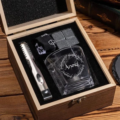 Personalized LOTR Whiskey Set