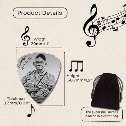 High-quality engraved guitar picks, ideal for those seeking a premium sympathy gift for loss.